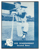 1960 Lake To Lake Red Schoendienst Braves NR-MT 537482