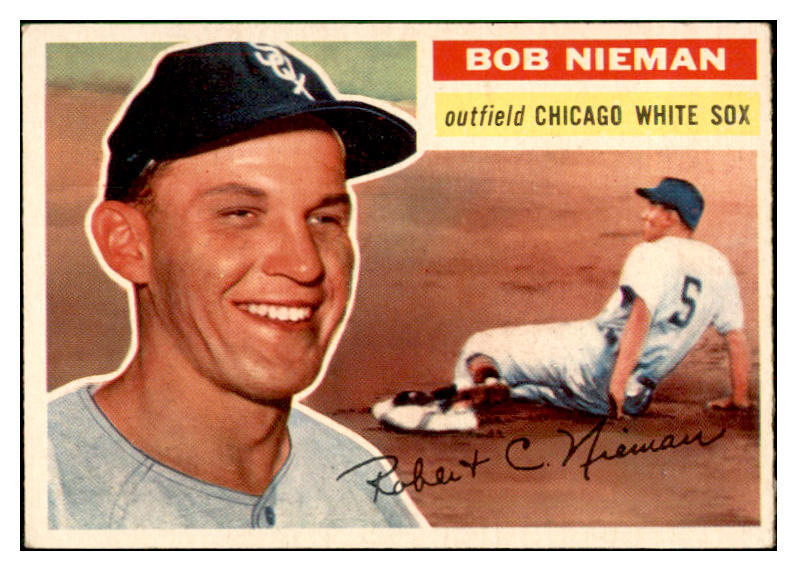 1956 Topps Baseball #267 Bob Nieman White Sox EX-MT 537496