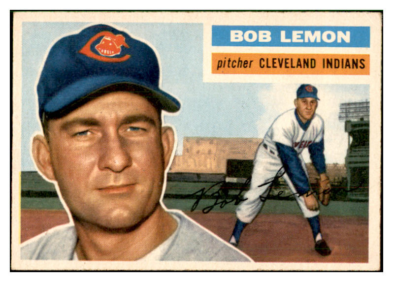 1956 Topps Baseball #255 Bob Lemon Indians VG-EX 537499