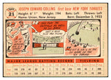 1956 Topps Baseball #021 Joe Collins Yankees VG-EX White 537501