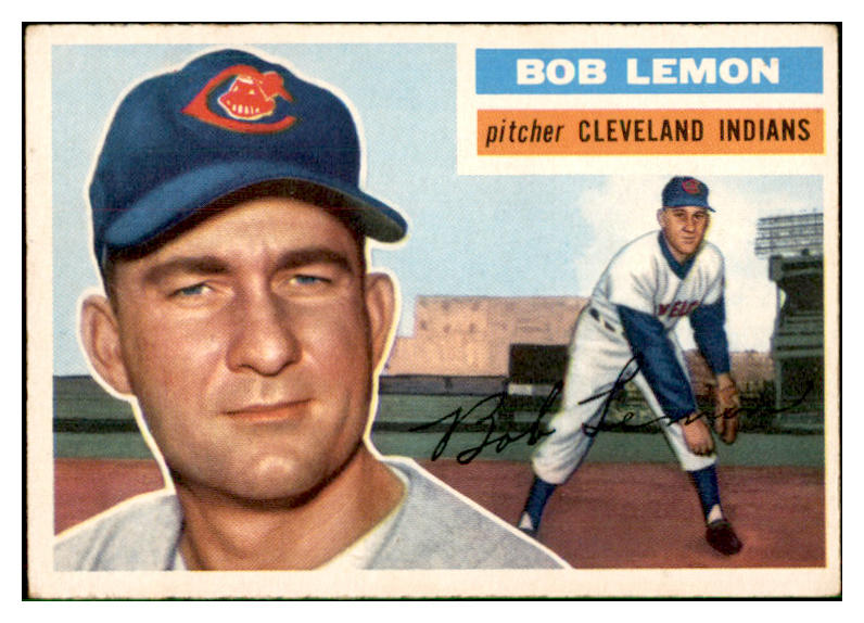 1956 Topps Baseball #255 Bob Lemon Indians VG-EX 537504