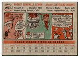 1956 Topps Baseball #255 Bob Lemon Indians VG-EX 537504