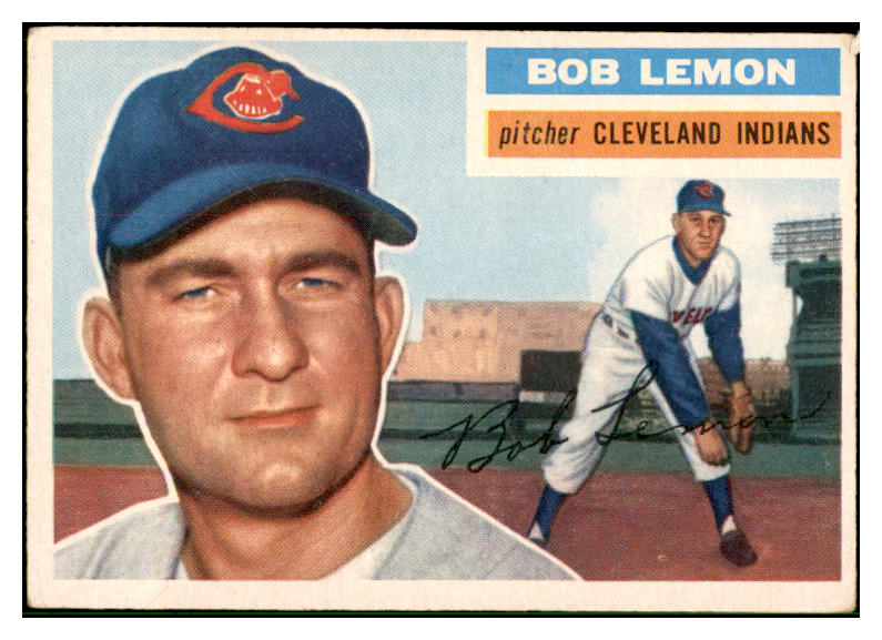 1956 Topps Baseball #255 Bob Lemon Indians VG-EX 537505