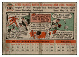 1956 Topps Baseball #181 Billy Martin Yankees VG-EX 537511