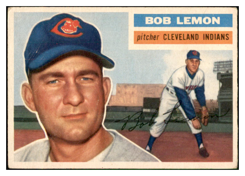 1956 Topps Baseball #255 Bob Lemon Indians VG-EX 537513