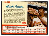 1962 Post Baseball #149 Hank Aaron Braves VG-EX 537520