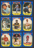1981 Fleer Baseball Stickers Complete Set EX-MT Ryan Henderson 537564