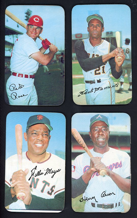 1970 Topps Supers Set Lot 37 Diff EX-MT Clemente Mays Aaron 537571