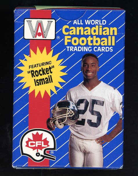 1991 All World CFL Football Complete Set Moon Theismann Flutie 537586