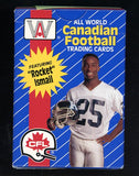 1991 All World CFL Football Complete Set Moon Theismann Flutie 537586