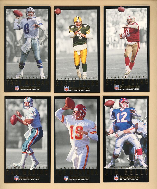 1993 Gameday Game Breakers Complete Set EX-MT/NR-MT Aikman 537603