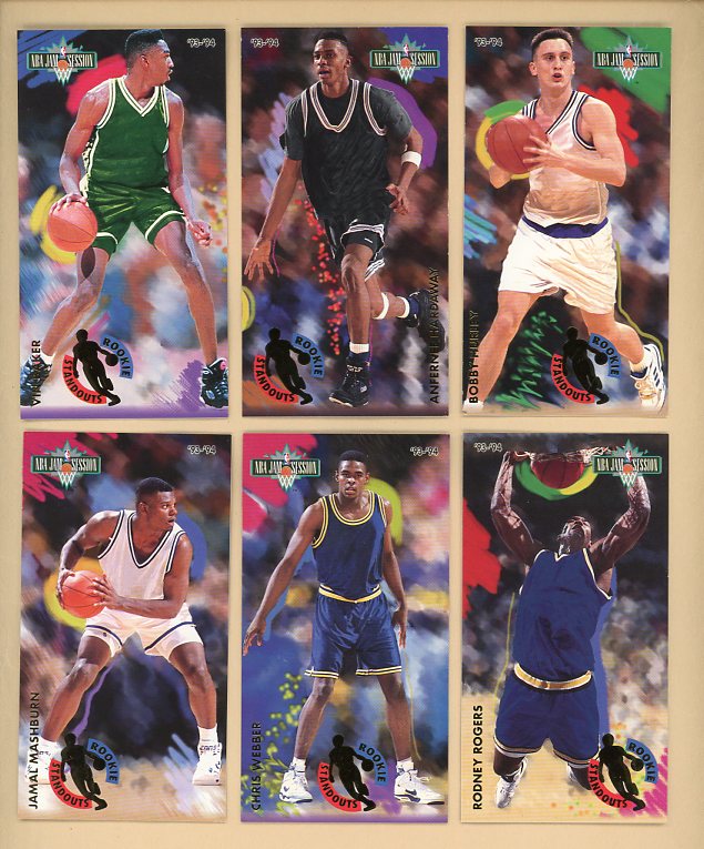 1993 Fleer Jam Session Rookie Standouts Complete Set EX-MT/NR-MT 537608