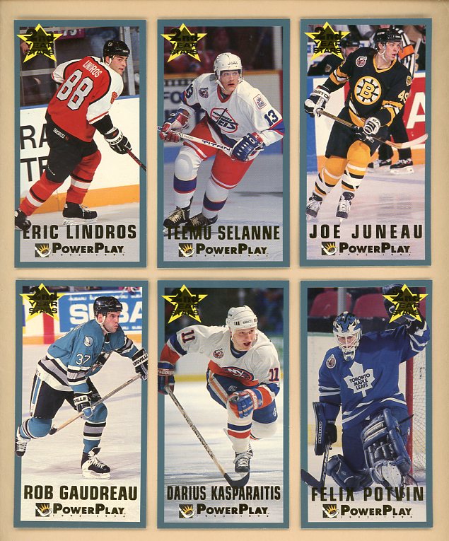 1993 Fleer Power Play Second Year Stars Complete Set EX-MT/NR-MT 537610
