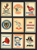 1961 Fleer Baseball Logo Decals Complete Set EX-MT/NR-MT 537614