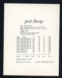 1974 Capital Publishing #068 Jack Barry A's EX-MT 537635