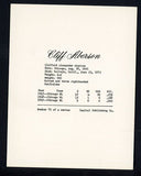 1974 Capital Publishing #075 Cliff Aberson Cubs NR-MT 537642