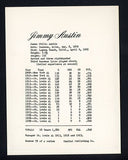 1974 Capital Publishing #079 Jimmy Austin Browns NR-MT 537645
