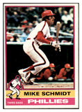 1976 Topps Baseball #480 Mike Schmidt Phillies EX 537676