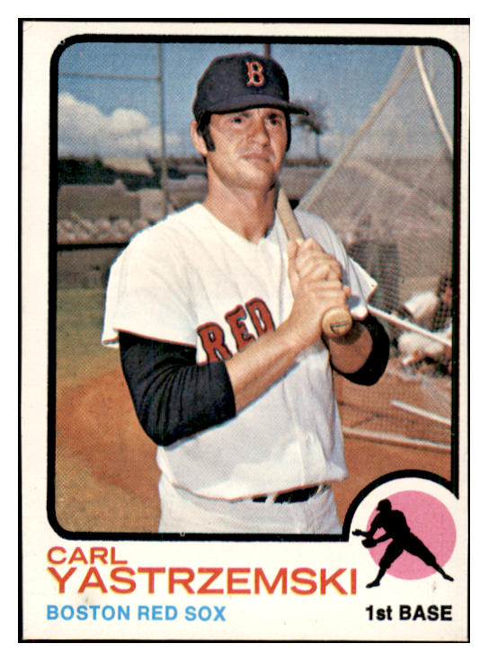 1973 Topps Baseball #245 Carl Yastrzemski Red Sox EX 537686