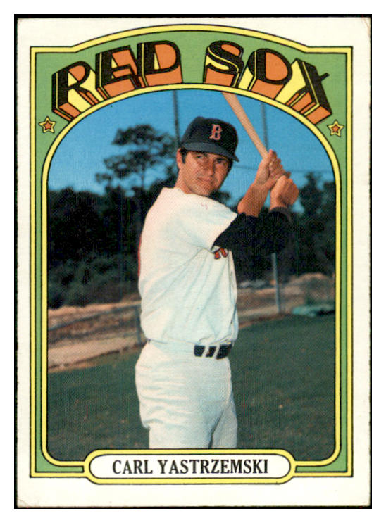 1972 Topps Baseball #037 Carl Yastrzemski Red Sox VG-EX 537689