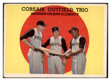 1959 Topps Baseball #543 Roberto Clemente Bill Virdon VG 537690