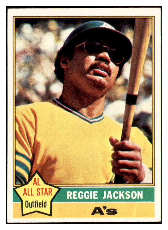 1976 Topps Baseball #500 Reggie Jackson A's NR-MT 537702