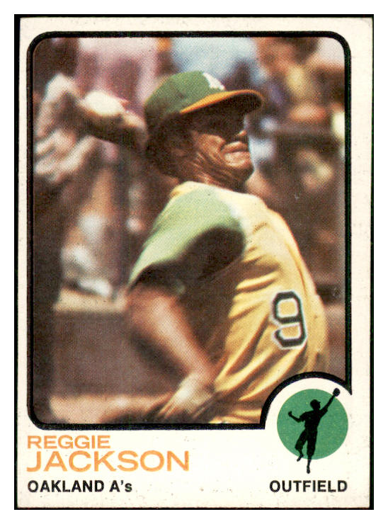 1973 Topps Baseball #255 Reggie Jackson A's EX-MT 537710