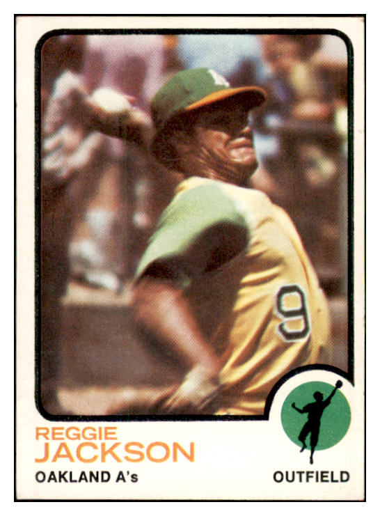 1973 Topps Baseball #255 Reggie Jackson A's EX-MT 537711