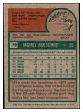 1975 Topps Baseball #070 Mike Schmidt Phillies NR-MT 537715