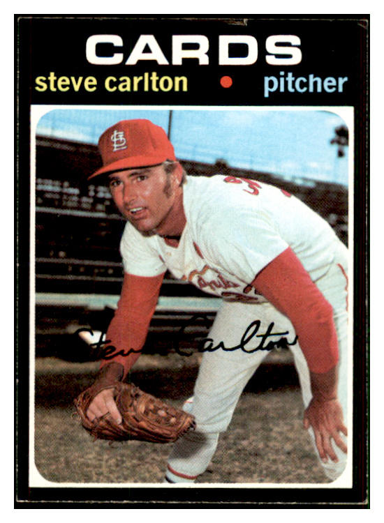 1971 Topps Baseball #055 Steve Carlton Cardinals EX-MT 537722