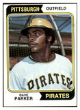 1974 Topps Baseball #252 Dave Parker Pirates EX-MT 537731