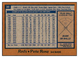 1978 Topps Baseball #020 Pete Rose Reds EX-MT 537733