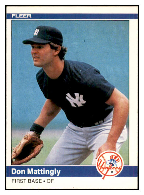 1984 Fleer #131 Don Mattingly Yankees EX-MT 537752