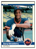 1984 Fleer #599 Darryl Strawberry Mets NR-MT 537754
