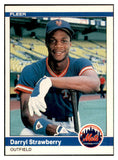 1984 Fleer #599 Darryl Strawberry Mets NR-MT 537755