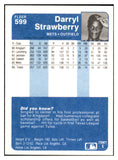 1984 Fleer #599 Darryl Strawberry Mets NR-MT 537756