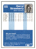 1984 Fleer #599 Darryl Strawberry Mets NR-MT 537757