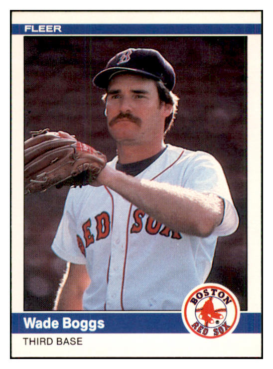 1984 Fleer #392 Wade Boggs Red Sox NR-MT 537765
