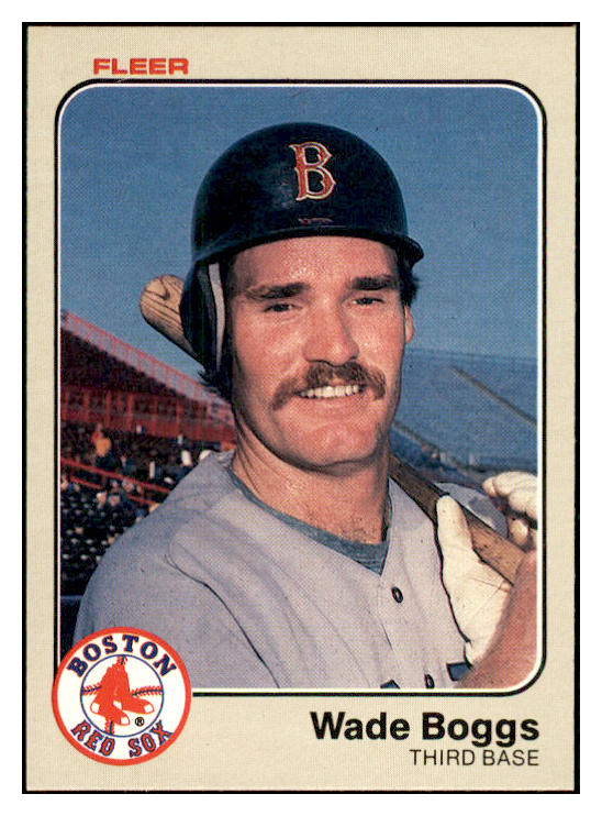 1983 Fleer #179 Wade Boggs Red Sox NR-MT 537770