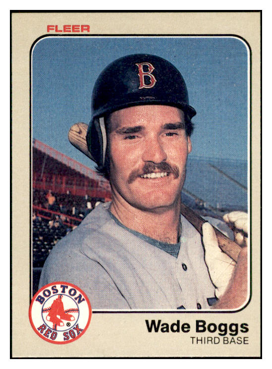 1983 Fleer #179 Wade Boggs Red Sox NR-MT 537771