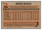 1983 Topps #498 Wade Boggs Red Sox NR-MT 537772