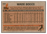 1983 Topps #498 Wade Boggs Red Sox NR-MT 537775