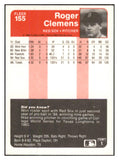 1985 Fleer #155 Roger Clemens Red Sox EX-MT 537776