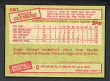 1985 Topps #181 Roger Clemens Red Sox EX-MT 537779