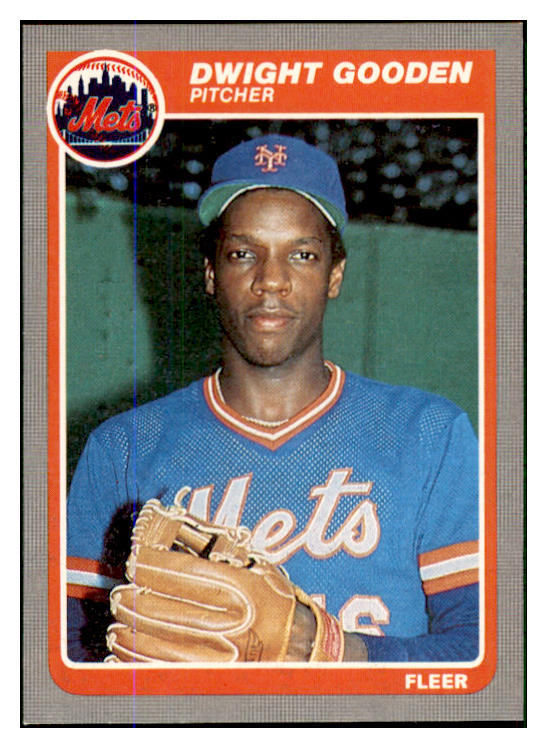 1985 Fleer #082 Dwight Gooden Mets NR-MT 537788