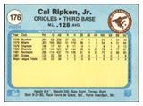 1982 Fleer #176 Cal Ripken Orioles NR-MT 537795