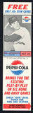 1963 Pepsi Cola Bob Aspromonte Colt .45s EX-MT w Tab 537801
