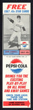 1963 Pepsi Cola Dick Farrell Colt .45s EX-MT w Tab 537803