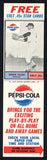 1963 Pepsi Cola Ernie Fazio Colt .45s EX-MT w Tab 537810