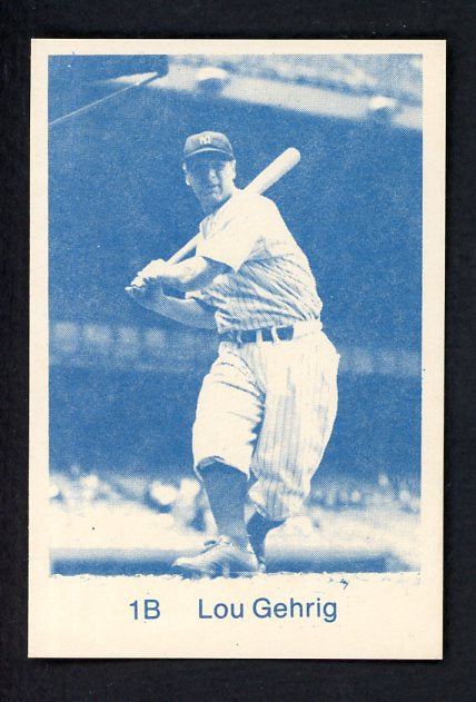 1975 TCMA All Time Team Lou Gehrig Yankees NR-MT 537825
